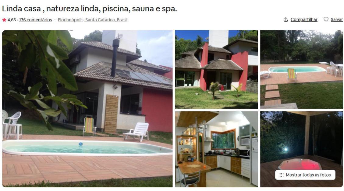 Linda Casa , Natureza Linda, Piscina, Sauna, Spa E Wifi Florianopolis Exterior foto